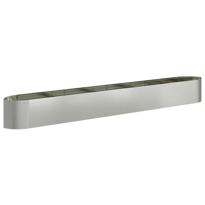 Letto rialzato da giardino Acciaio zincato 380 x 40 x 40 cm | homemem39