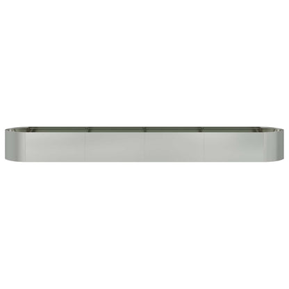 Letto rialzato da giardino Acciaio zincato 380 x 40 x 40 cm | homemem39