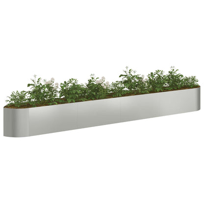 Letto rialzato da giardino Acciaio zincato 380 x 40 x 40 cm | homemem39