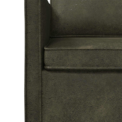 Divano a 2 posti Verde militare 130 x 81 x 82 cm