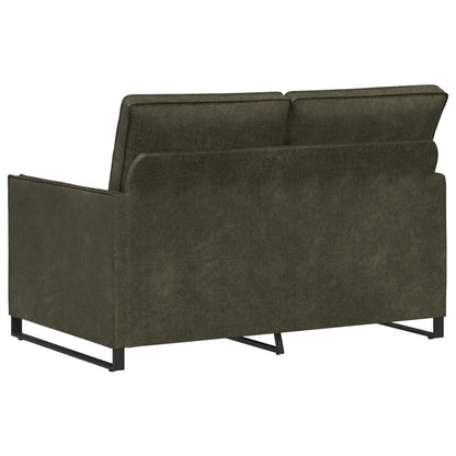 Divano a 2 posti Verde militare 130 x 81 x 82 cm