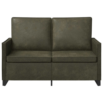 Divano a 2 posti Verde militare 130 x 81 x 82 cm