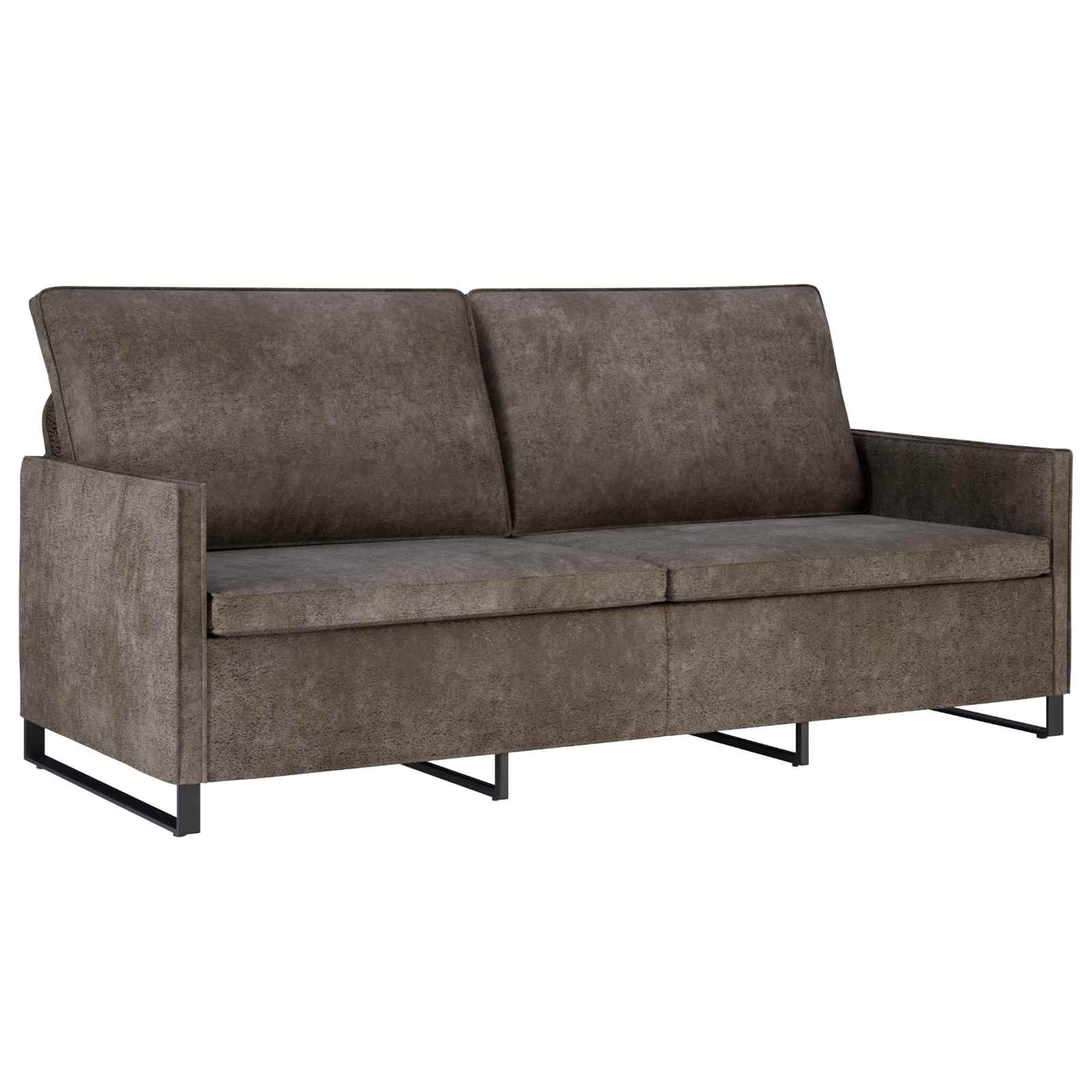 Divano a 3 posti Grigio Scuro 190 x 81 x 82 cm | homemem39