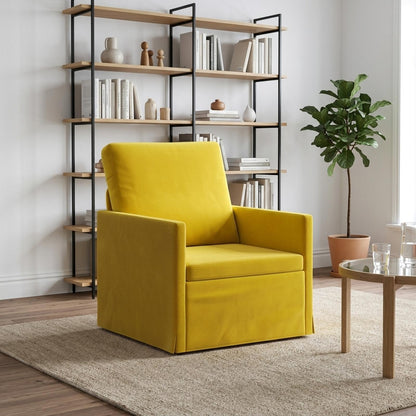 Poltrona Giallo 70 x 81 x 82 cm Velluto (V) | homemem39