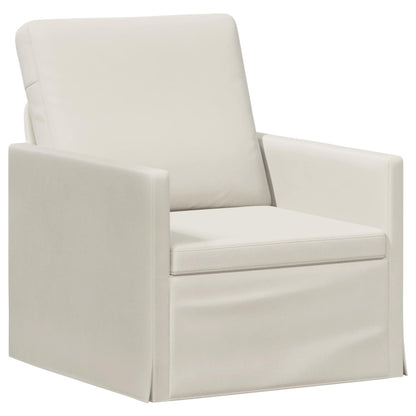 Poltrona Crema 70 x 81 x 82 cm Velluto (V) | homemem39