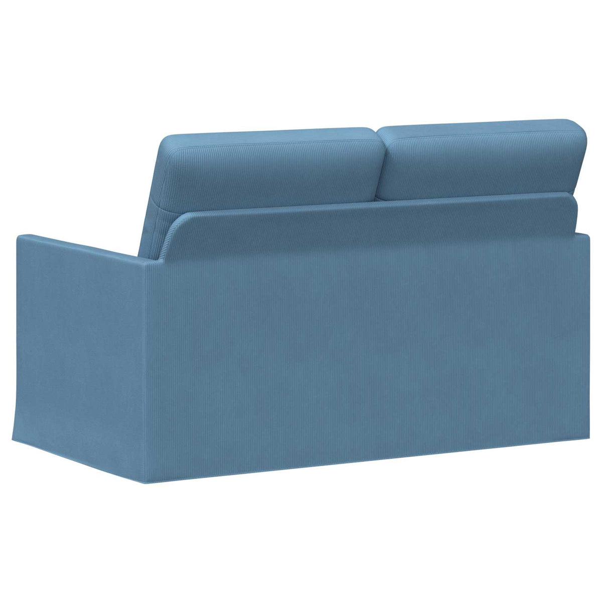 Divano a 2 posti Blu 130 x 81 x 82 cm Tessuto in Cords | homemem39