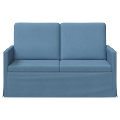 Divano a 2 posti Blu 130 x 81 x 82 cm Tessuto in Cords | homemem39