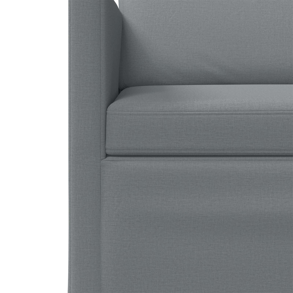 Divano a 2 posti Grigio Chiaro 150 x 81 x 82 cm Tessuto