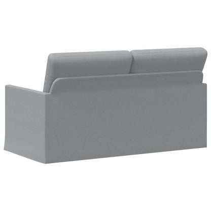 Divano a 2 posti Grigio Chiaro 150 x 81 x 82 cm Tessuto
