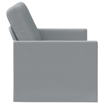 Divano a 2 posti Grigio Chiaro 150 x 81 x 82 cm Tessuto