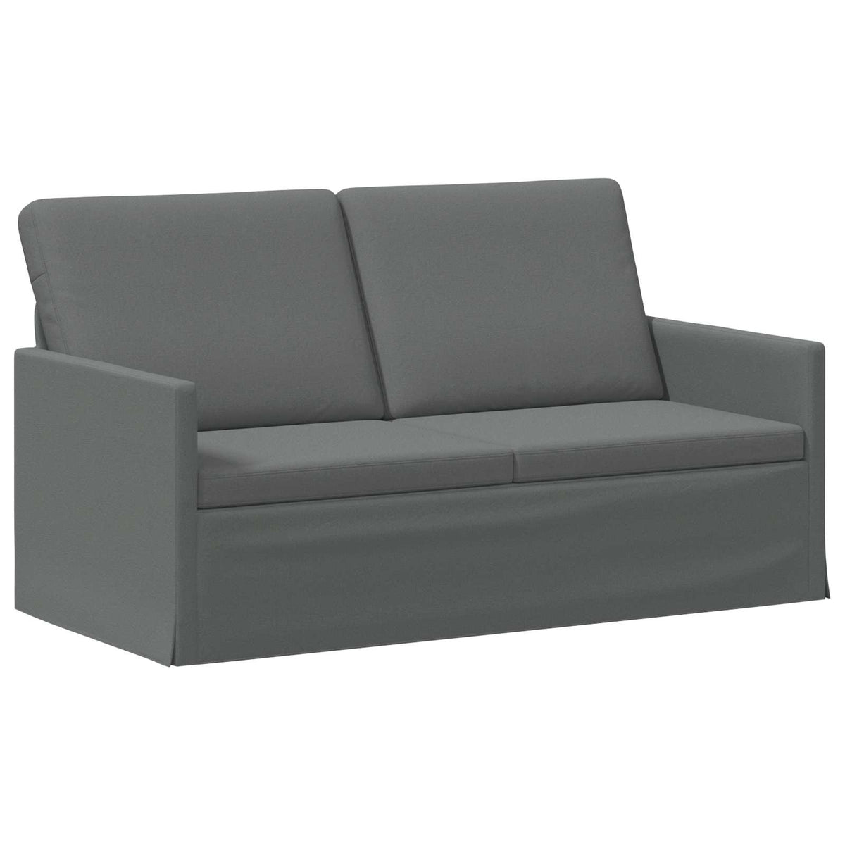 Divano a 2 posti Grigio Scuro 150 x 81 x 82 cm Tessuto | homemem39