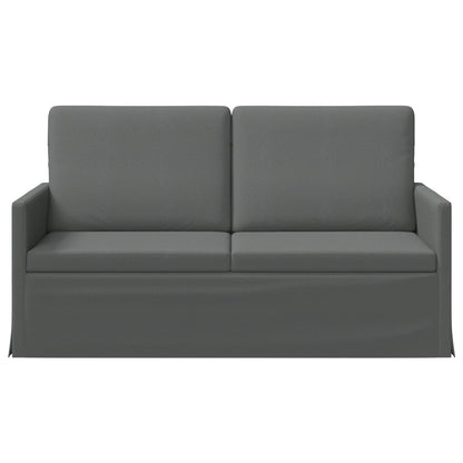 Divano a 2 posti Grigio Scuro 150 x 81 x 82 cm Tessuto | homemem39