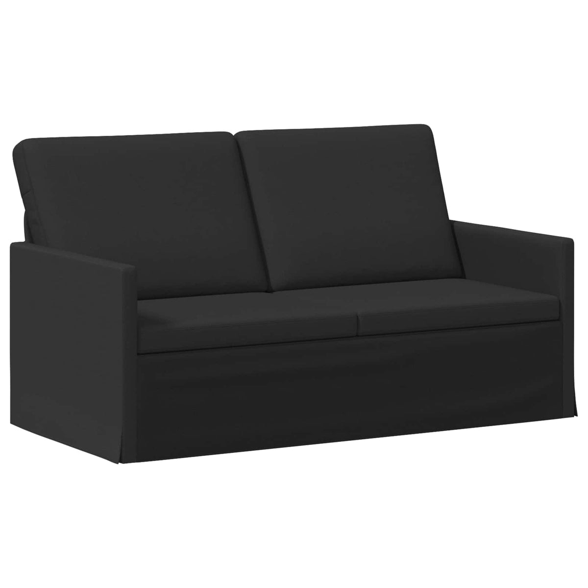 Divano a 2 posti Nero 150 x 81 x 82 cm Tessuto