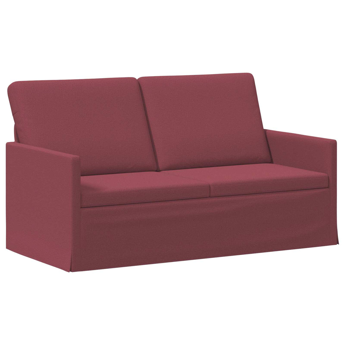 Divano a 2 posti Rosso Vino 150 x 81 x 82 cm Tessuto | homemem39
