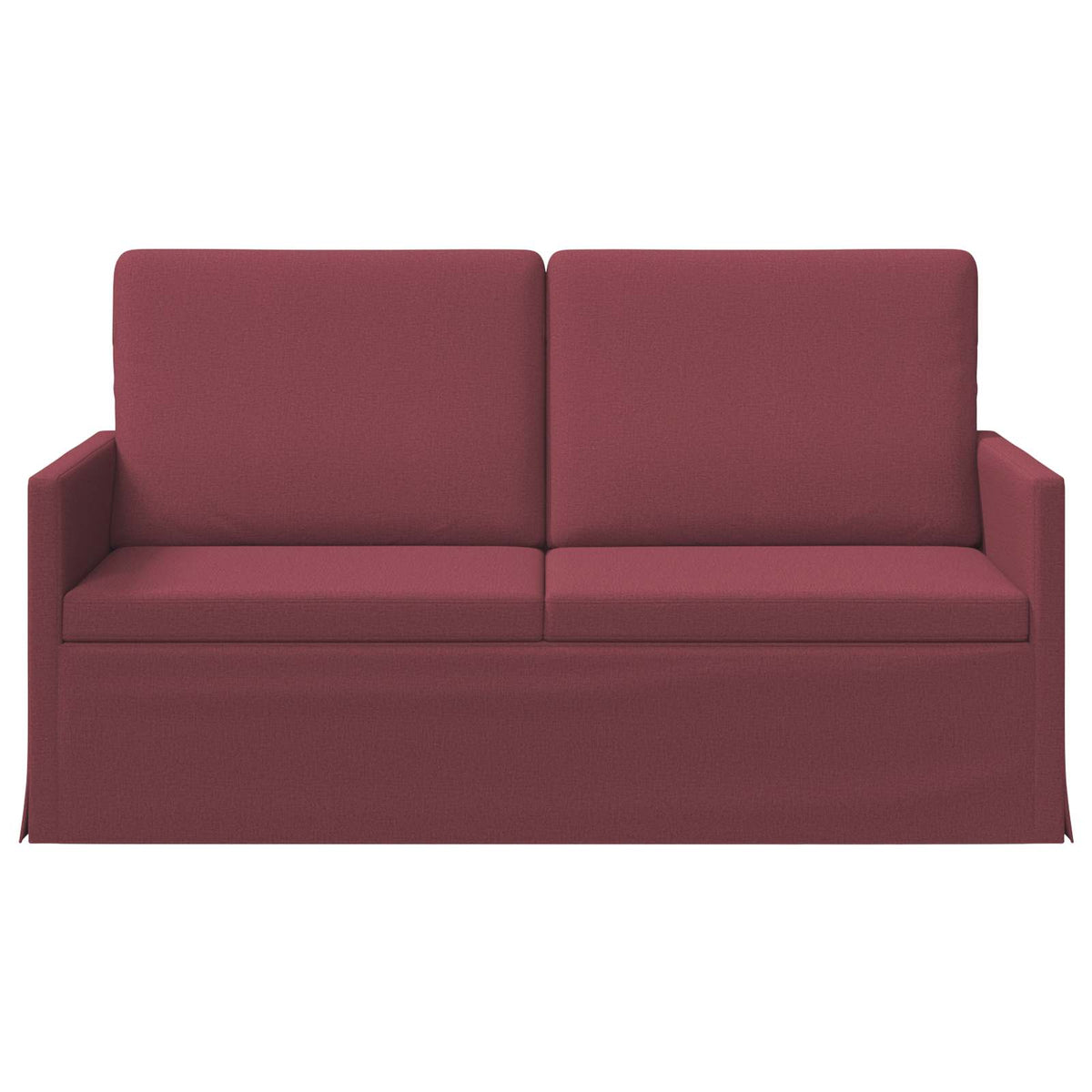 Divano a 2 posti Rosso Vino 150 x 81 x 82 cm Tessuto | homemem39
