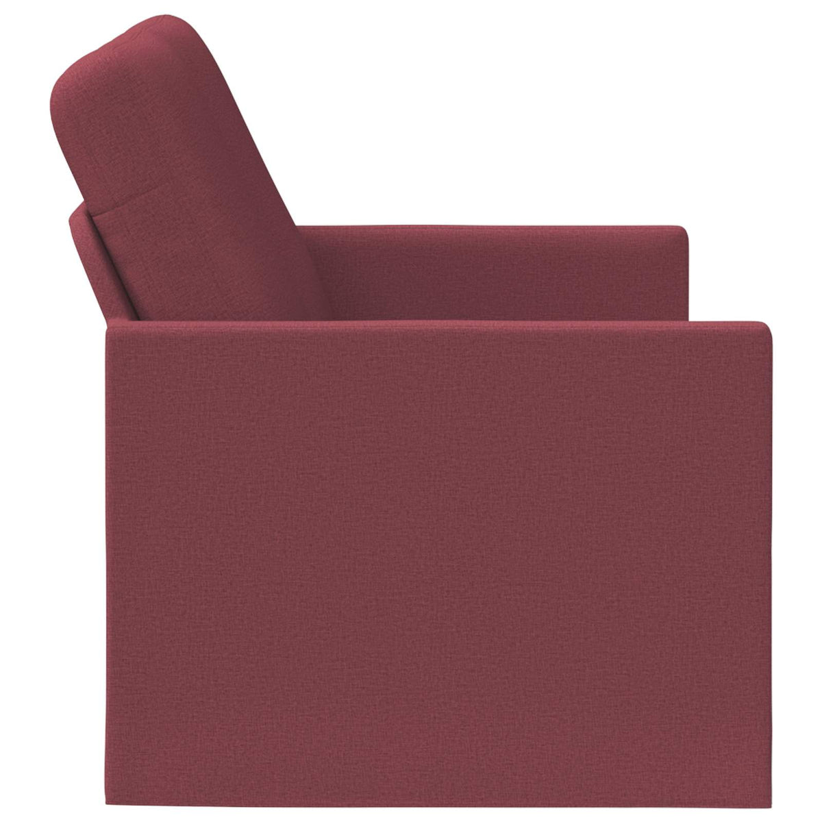 Divano a 2 posti Rosso Vino 150 x 81 x 82 cm Tessuto | homemem39