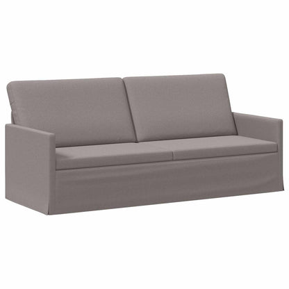 Divano a 3 posti Tortora 190 x 81 x 82 cm Tessuto | homemem39