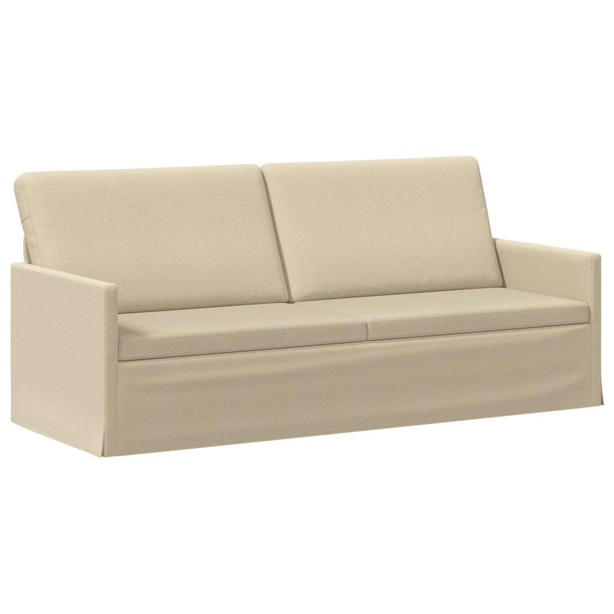 Divano a 3 posti Crema 190 x 81 x 82 cm Tessuto | homemem39