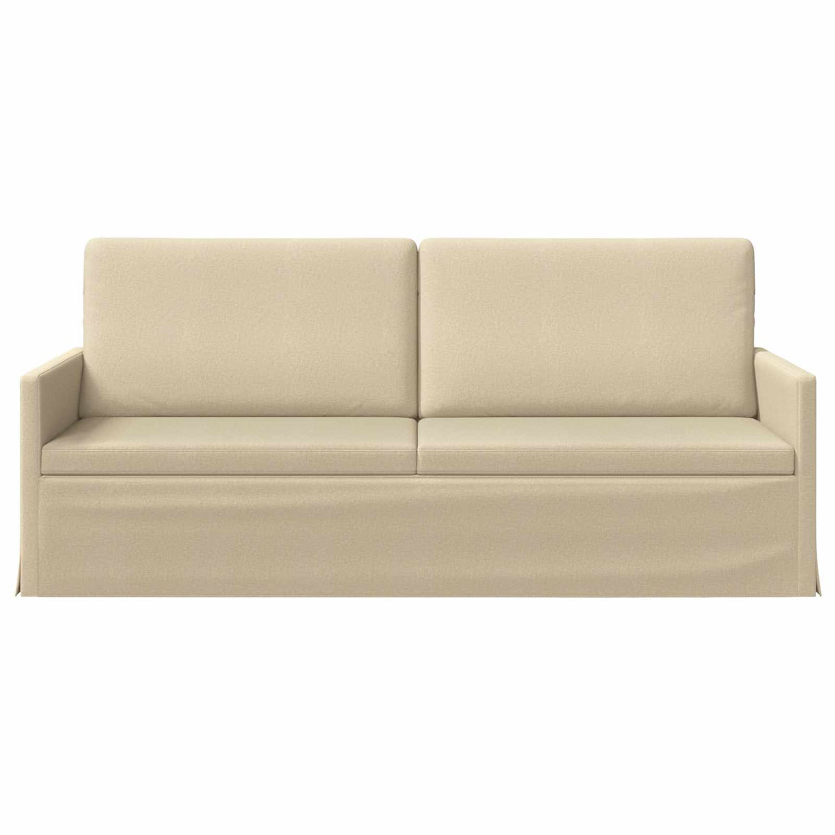 Divano a 3 posti Crema 190 x 81 x 82 cm Tessuto | homemem39