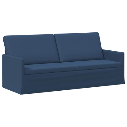 Divano a 3 posti Blu 190 x 81 x 82 cm Tessuto | homemem39
