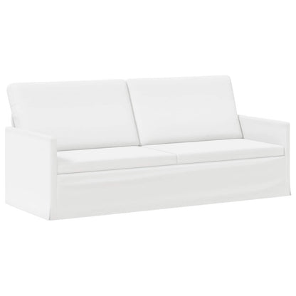 Divano a 3 posti Bianco 190 x 81 x 82 cm Tessuto | homemem39
