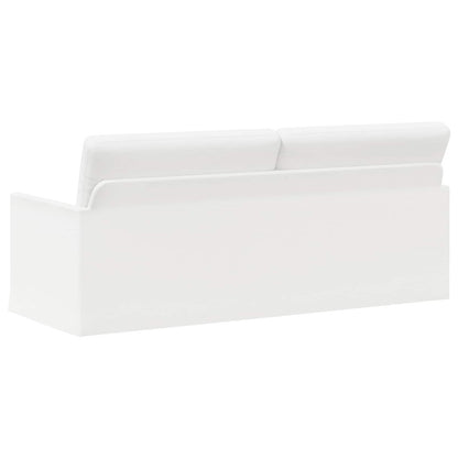 Divano a 3 posti Bianco 190 x 81 x 82 cm Tessuto | homemem39