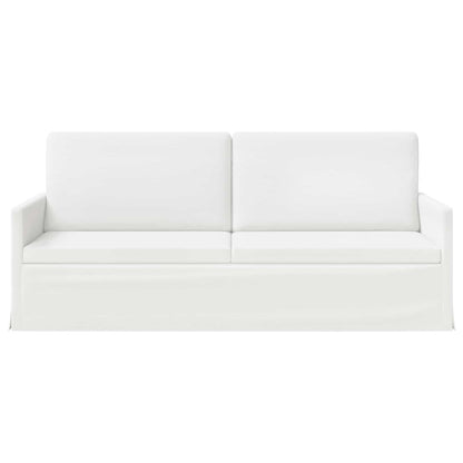 Divano a 3 posti Bianco 190 x 81 x 82 cm Tessuto | homemem39