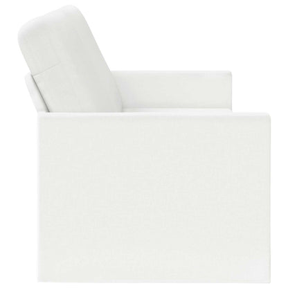 Divano a 3 posti Bianco 190 x 81 x 82 cm Tessuto | homemem39