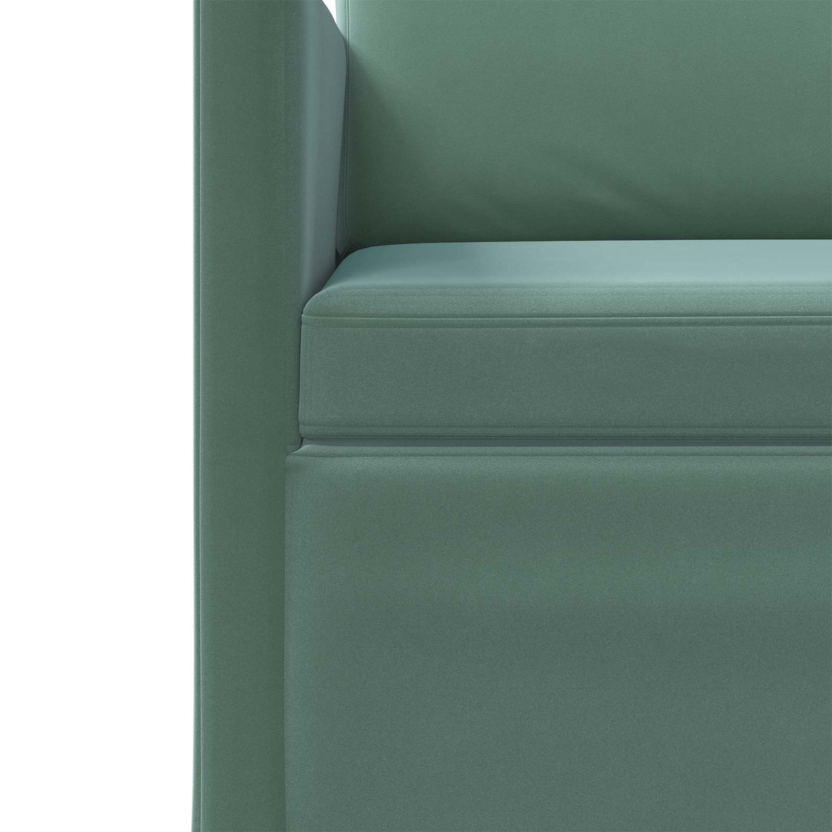 Divano a 3 posti Verde Mare 190 x 81 x 82 cm Velluto (V) | homemem39