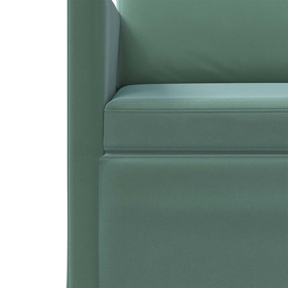 Divano a 3 posti Verde Mare 190 x 81 x 82 cm Velluto (V) | homemem39