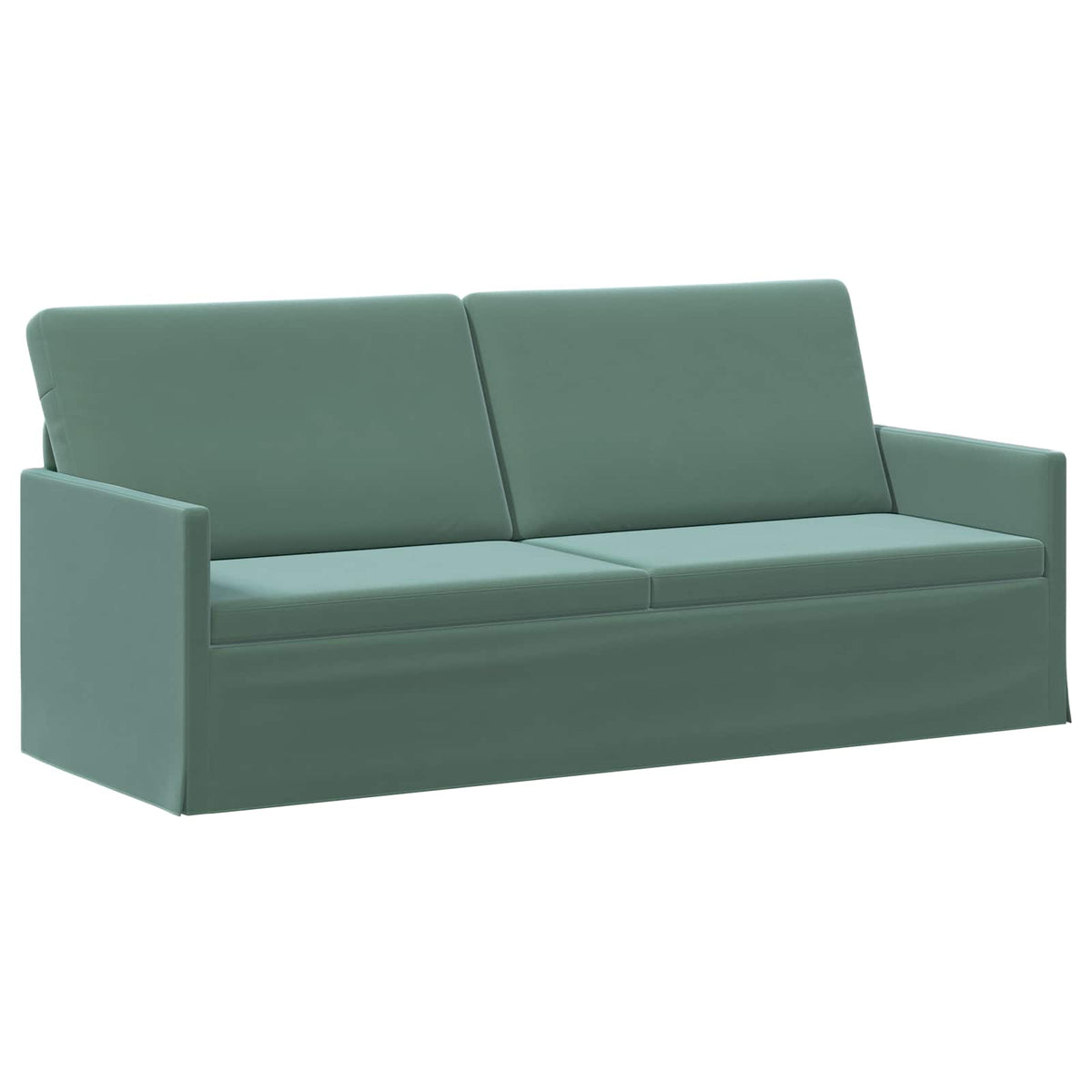 Divano a 3 posti Verde Mare 190 x 81 x 82 cm Velluto (V) | homemem39