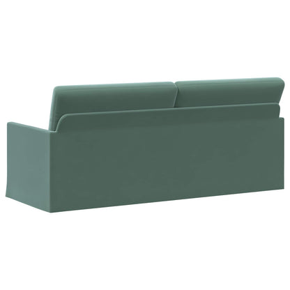 Divano a 3 posti Verde Mare 190 x 81 x 82 cm Velluto (V) | homemem39