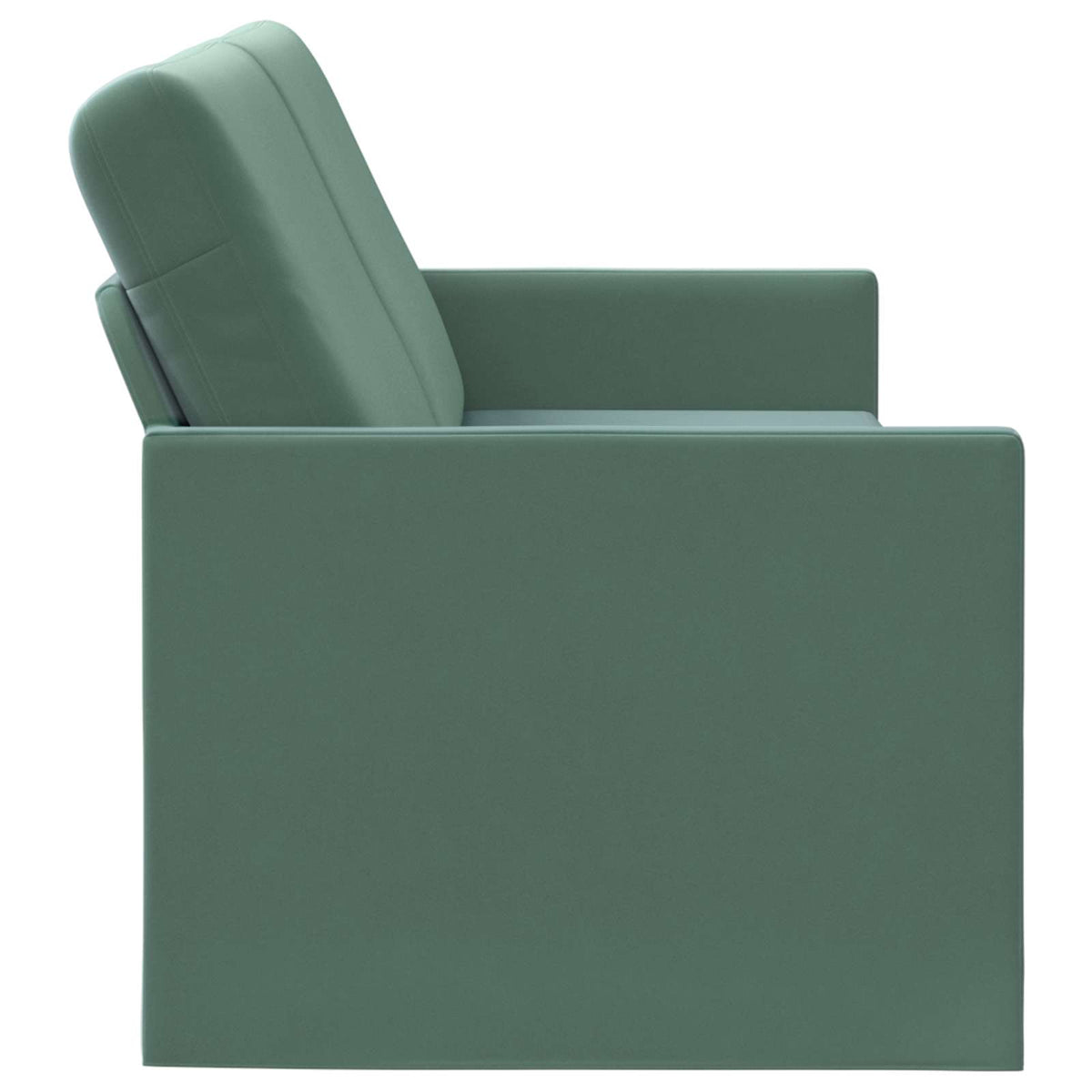 Divano a 3 posti Verde Mare 190 x 81 x 82 cm Velluto (V) | homemem39