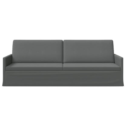 Divano a 3 posti Grigio Scuro 220 x 81 x 82 cm Tessuto | homemem39