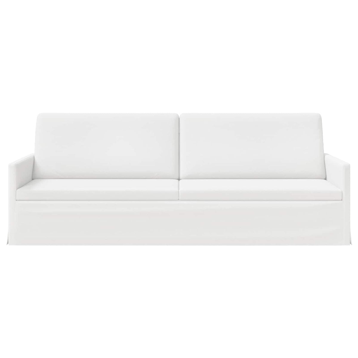 Divano a 3 posti Bianco 220 x 81 x 82 cm Tessuto | homemem39