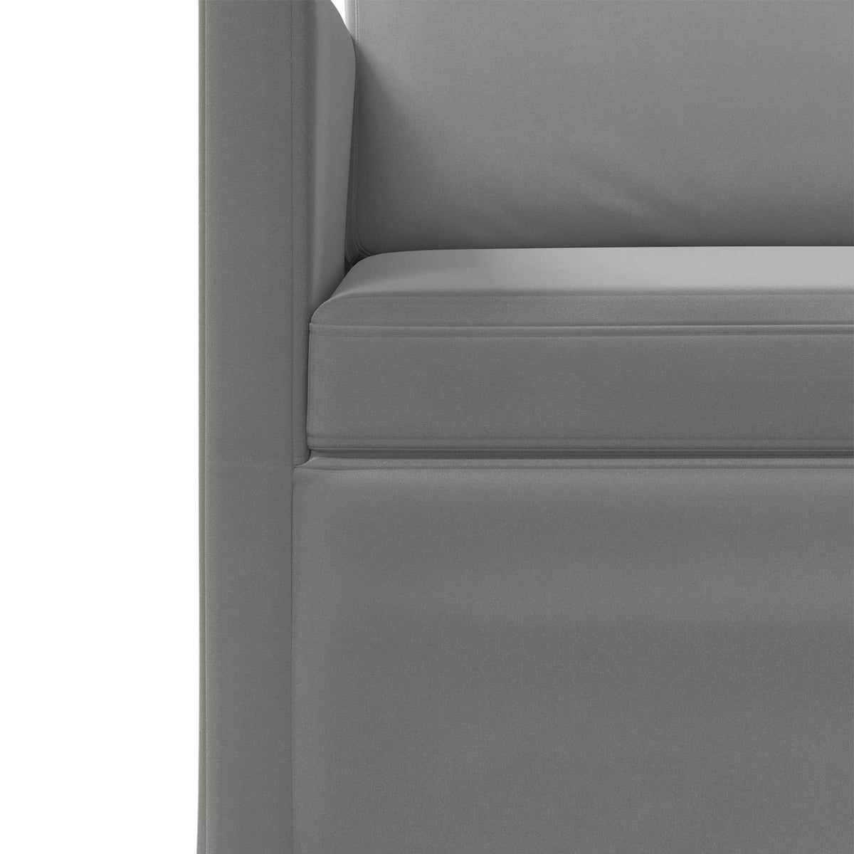 Divano a 3 posti Grigio Chiaro 220 x 81 x 82 cm Velluto (V) | homemem39