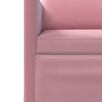 Divano a 3 posti Rosa 220 x 81 x 82 cm Velluto (V) | homemem39