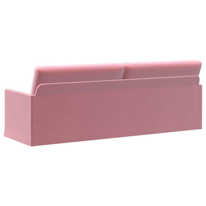 Divano a 3 posti Rosa 220 x 81 x 82 cm Velluto (V) | homemem39