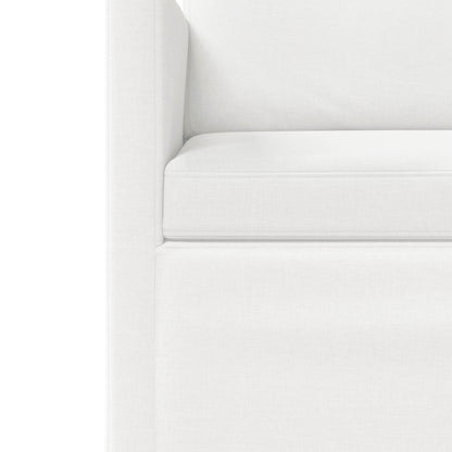 Set di divani 2 pcs Bianco Tessuto | homemem39