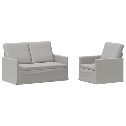 Set di divani 2 pcs Grigio Nuvola Tessuto | homemem39