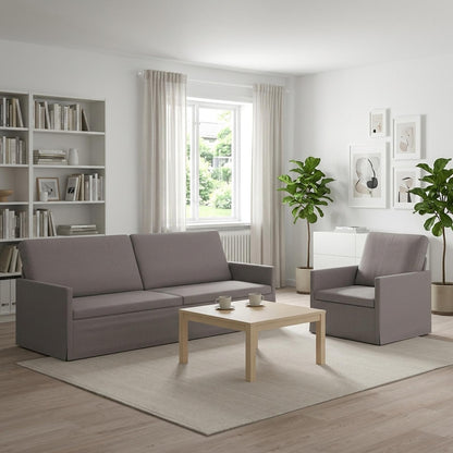 Set di divani 2 pcs Tortora Tessuto | homemem39