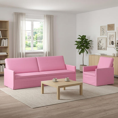 Set di divani 2 pcs Rosa Tessuto | homemem39