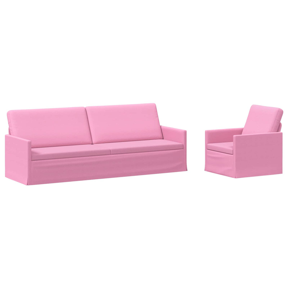 Set di divani 2 pcs Rosa Tessuto | homemem39