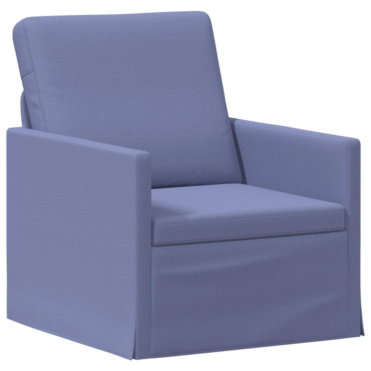 Set di divani 2 pcs Blu jeans Tessuto