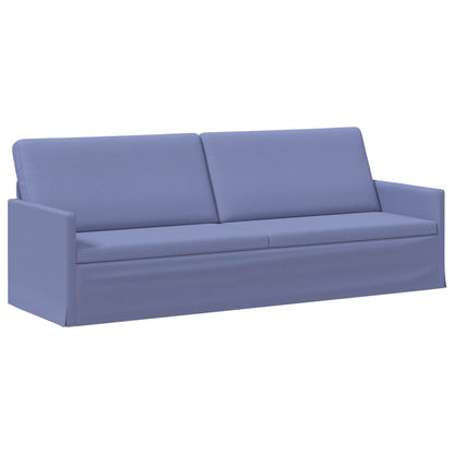 Set di divani 2 pcs Blu jeans Tessuto