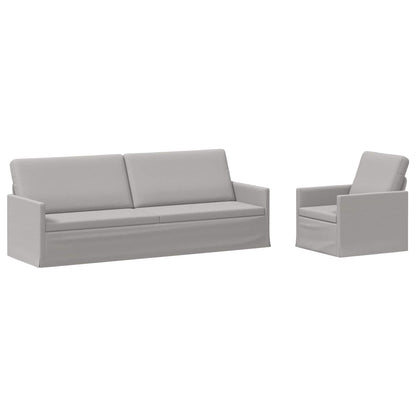 Set di divani 2 pcs Grigio Nuvola Tessuto | homemem39