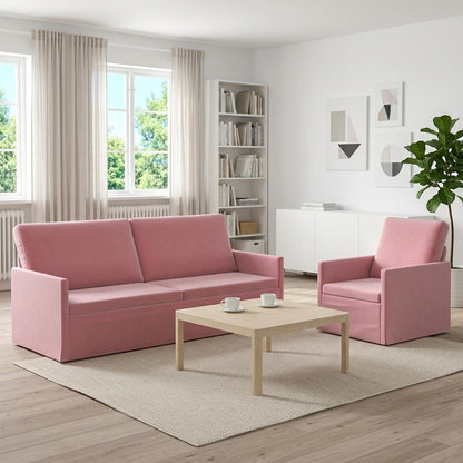 Set di divani 2 pcs Rosa Velluto (V) | homemem39