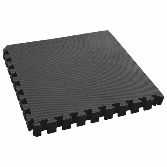 Tappetino per piscina 6 pcs Nero 2,16 ㎡ Schiuma EVA | homemem39