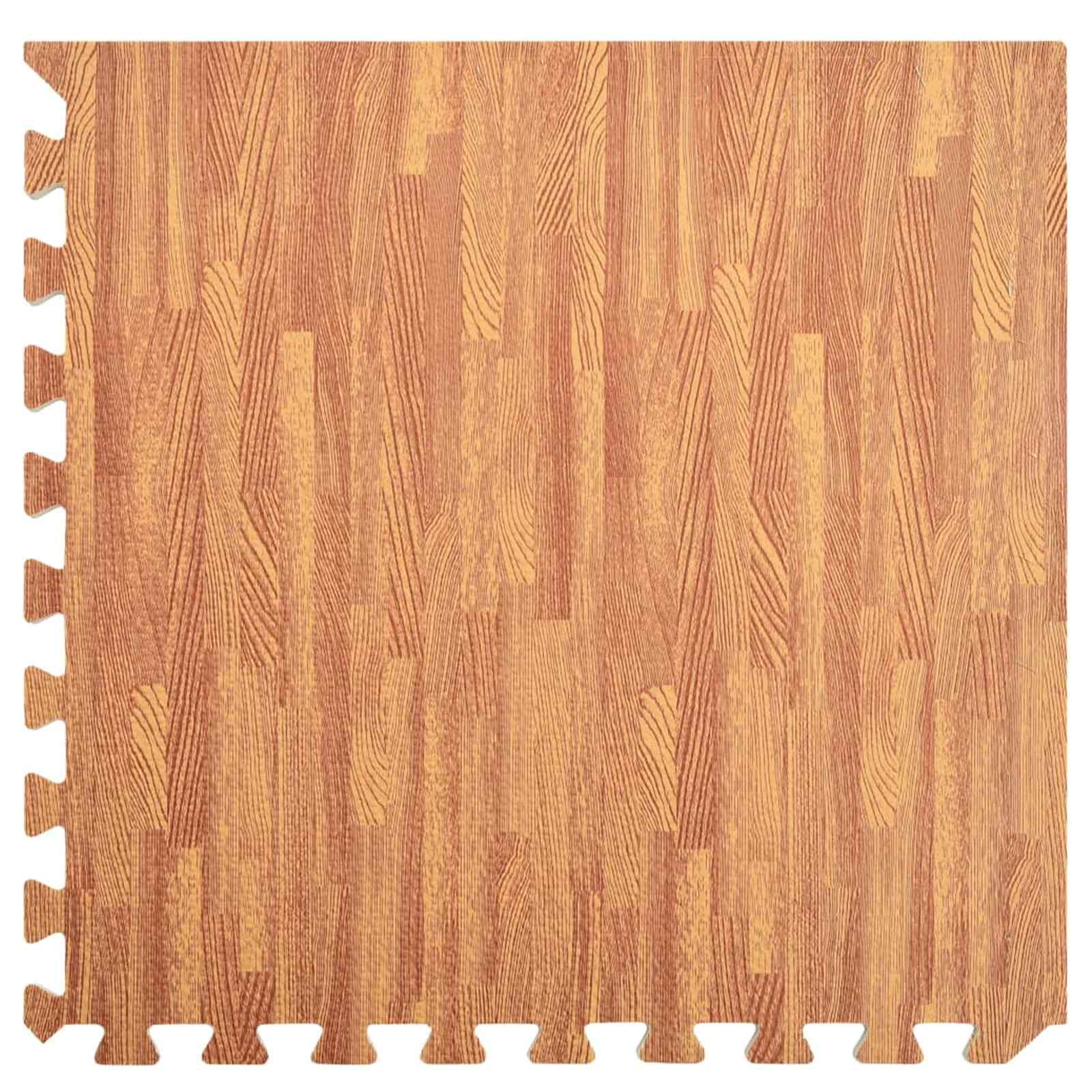 Tappetino per piscina 6 pcs legno 4,32 ㎡ Schiuma EVA | homemem39
