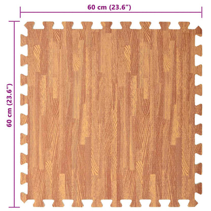 Tappetino per piscina 6 pcs legno 4,32 ㎡ Schiuma EVA | homemem39